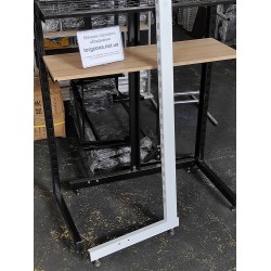 Рейка-опора L-подібна 1500мм. (пр.60х35х1,2мм) біла